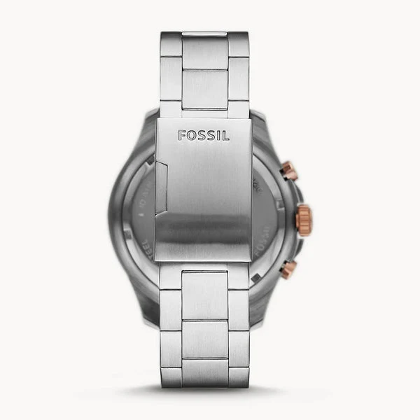 Fossil FB-03 FS5768 Chronograph Black Dial Quartz Stainless Steel Chain Men’s Watch