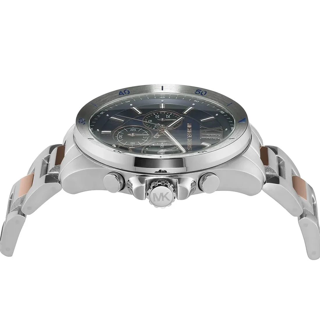 Michael Kors Brecken MK9065 Chronograph Quartz Blue Dial Stainless Steel Men’s Watch