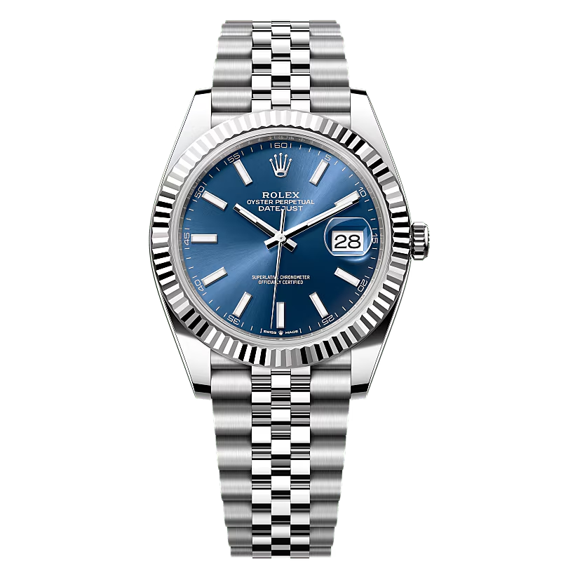 Rolex Datejust Blue Dial Oyster Perpetual Automatic Stainless Steel Chain Men’s Watch