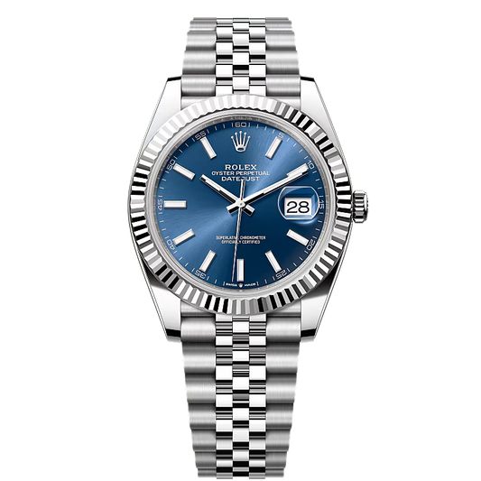 Rolex Datejust Blue Dial Oyster Perpetual Automatic Stainless Steel Chain Men’s Watch