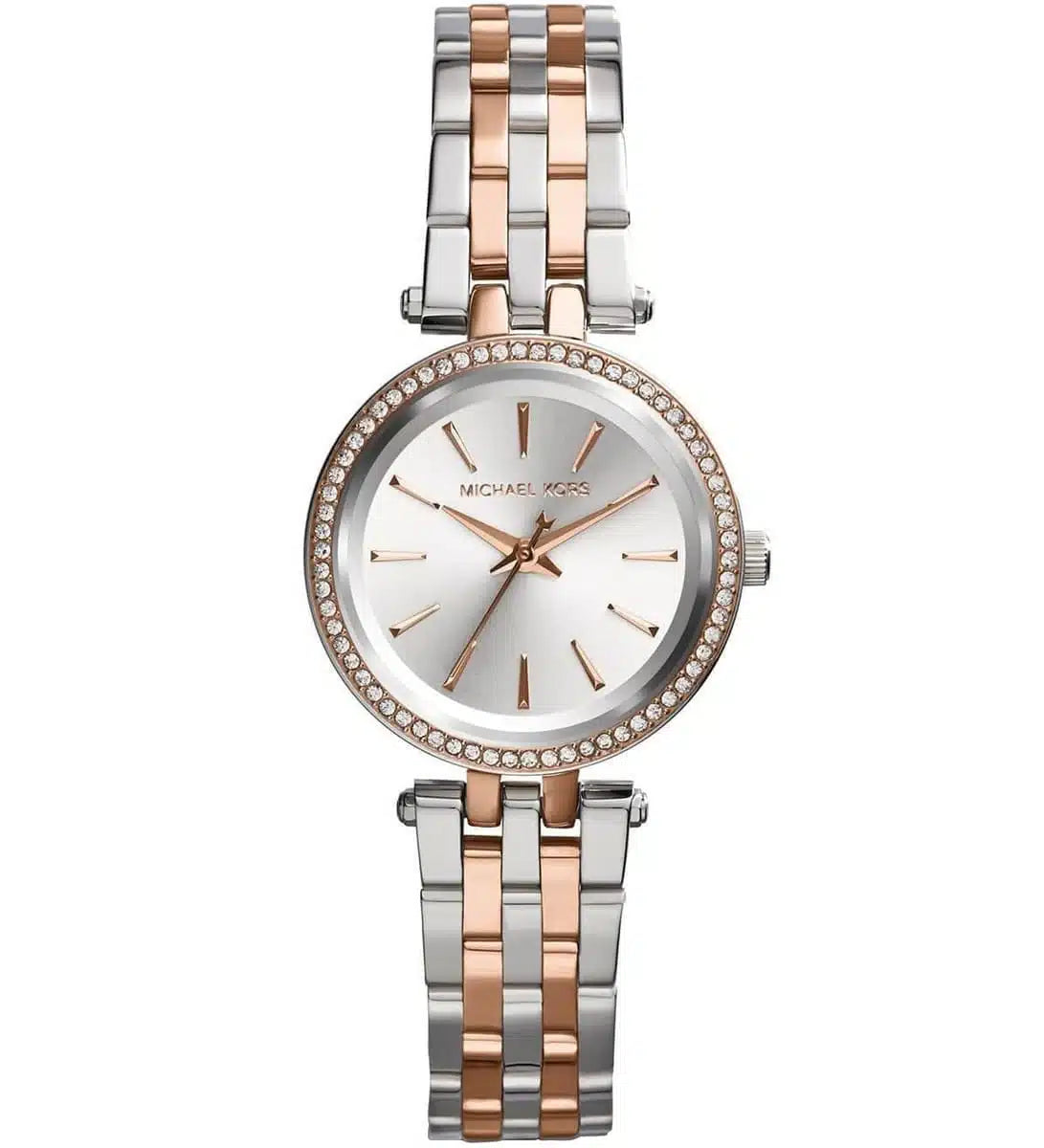 Michael Kors Petite Darci MK3298 Quartz Two-Tone Stainless Steel Chain Ladies Watch