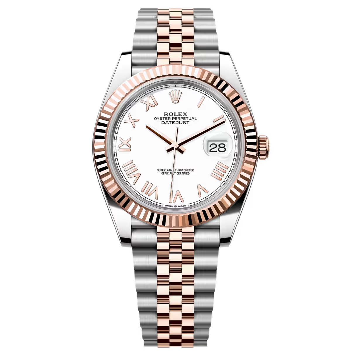 Rolex Datejust ( Ref: 126331-0026 ) Oystersteel & Everose gold Two-Tone 41mm Jubilee Bracelet 1:1  Swiss Grade Men’s Watch