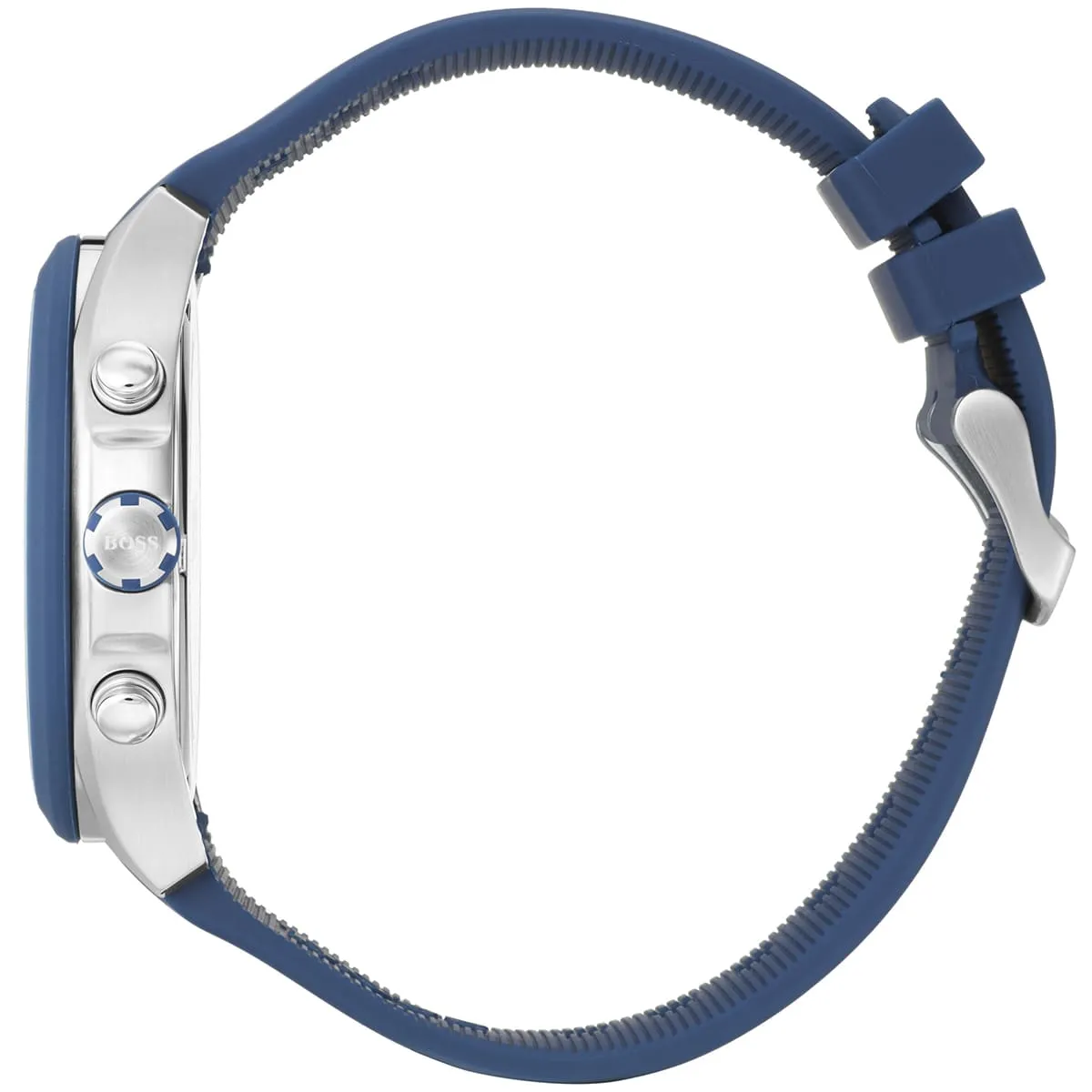 Hugo Boss Velocity HB1513717 Chronograph Quartz Blue Silicon Belt Men’s Watch