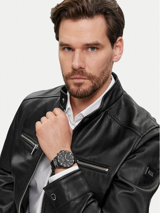 Emporio Armani Diver AR70010 Chronograph Quartz Stainless Steel Chain Men’s Watch