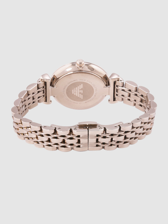 Emporio Armani Gianni T-Bar AR11059 Quartz Stainless Steel Chain Lady’s Watch
