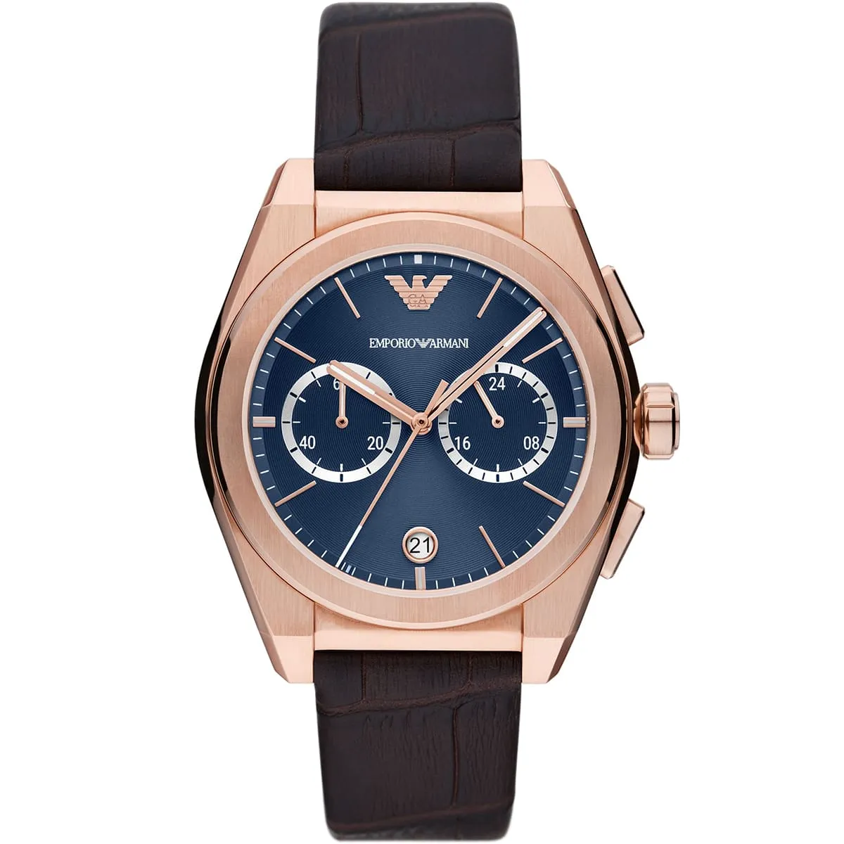 Emporio Armani Federico AR11563 Chronograph Quartz Genuine Leather Strap Men’s Watch