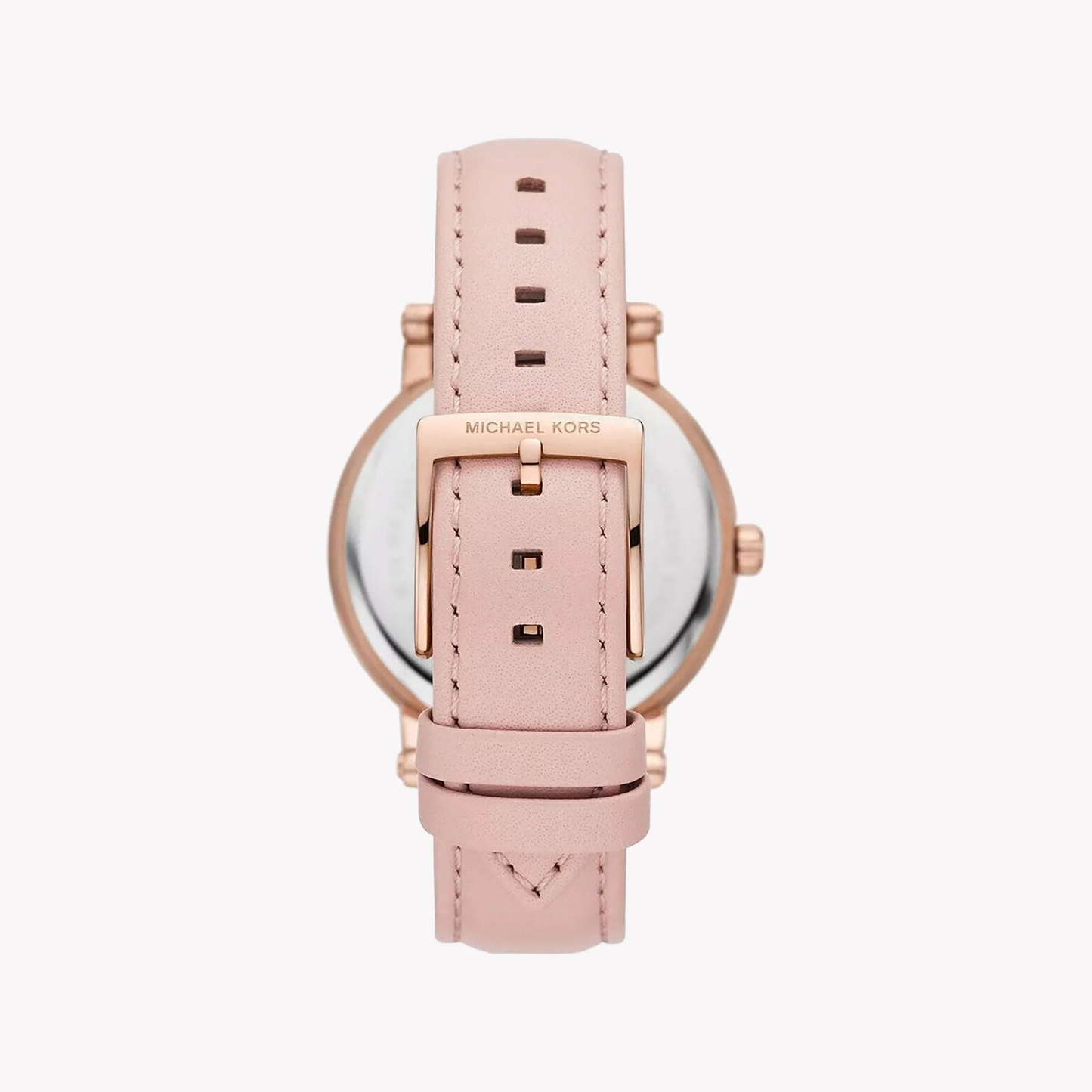 Michael Kors Corey MK2987 Quartz Crystal Rose Gold Dial Genuine Leather Strap Ladies Watch