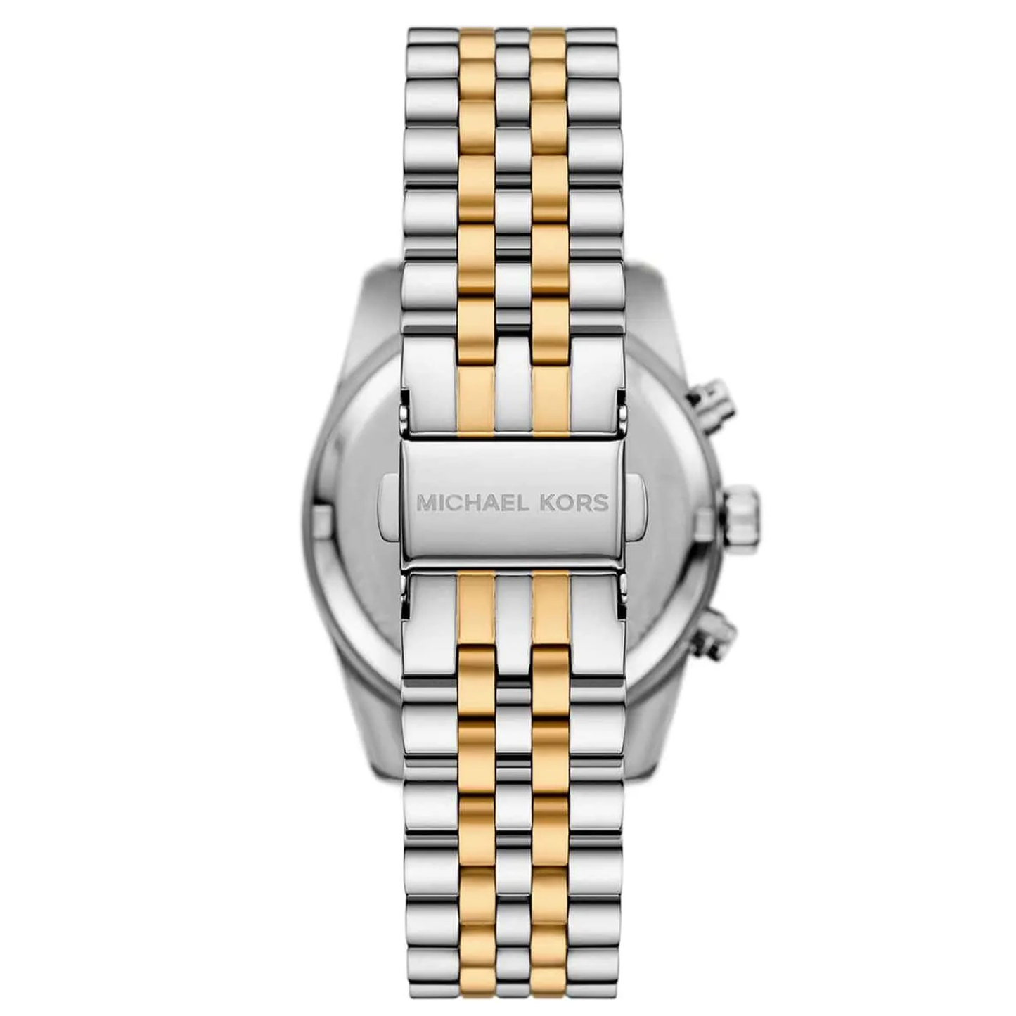 Michael Kors Lexington MK4984 Chronograph Quartz Green Dial Stainless Steel Chain Ladies Watch