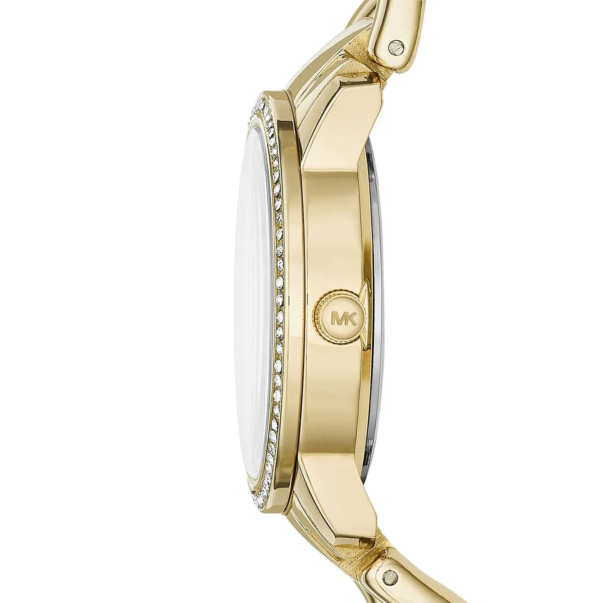Michael Kors Lady Nini MK3235 Quartz Gold-Tone Stainless Steel Chain Ladies Watch