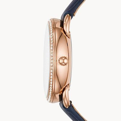 Fossil Tailor ES4394 Chronograph Quartz Genuine Leather Women’s Watch