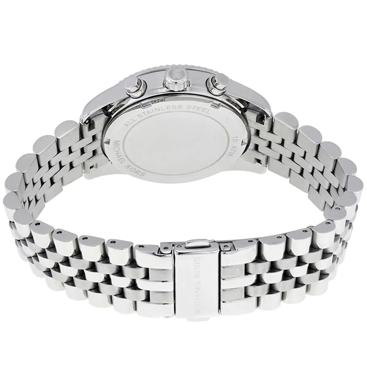 Michael Kors Lexington MK6221 Chronograph Quartz Brown Dial Stainless Steel Chain Ladies Watch