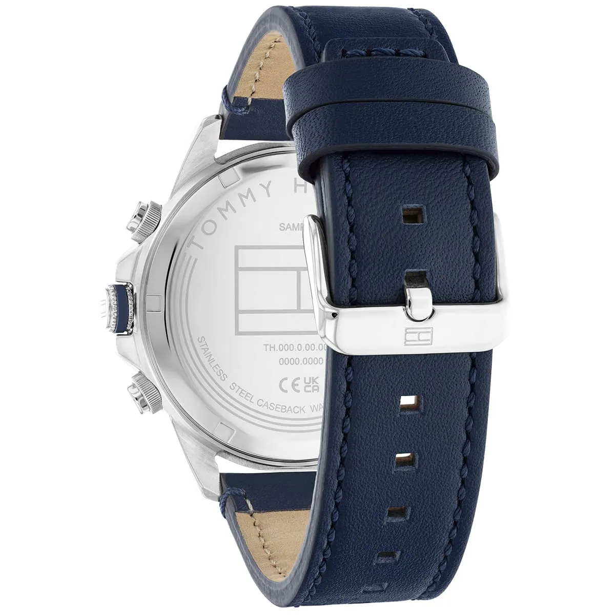 Tommy Hil-figer Lars 1792063 Multi-function Chronograph Quartz Genuine Leather Strap Men’s Watch