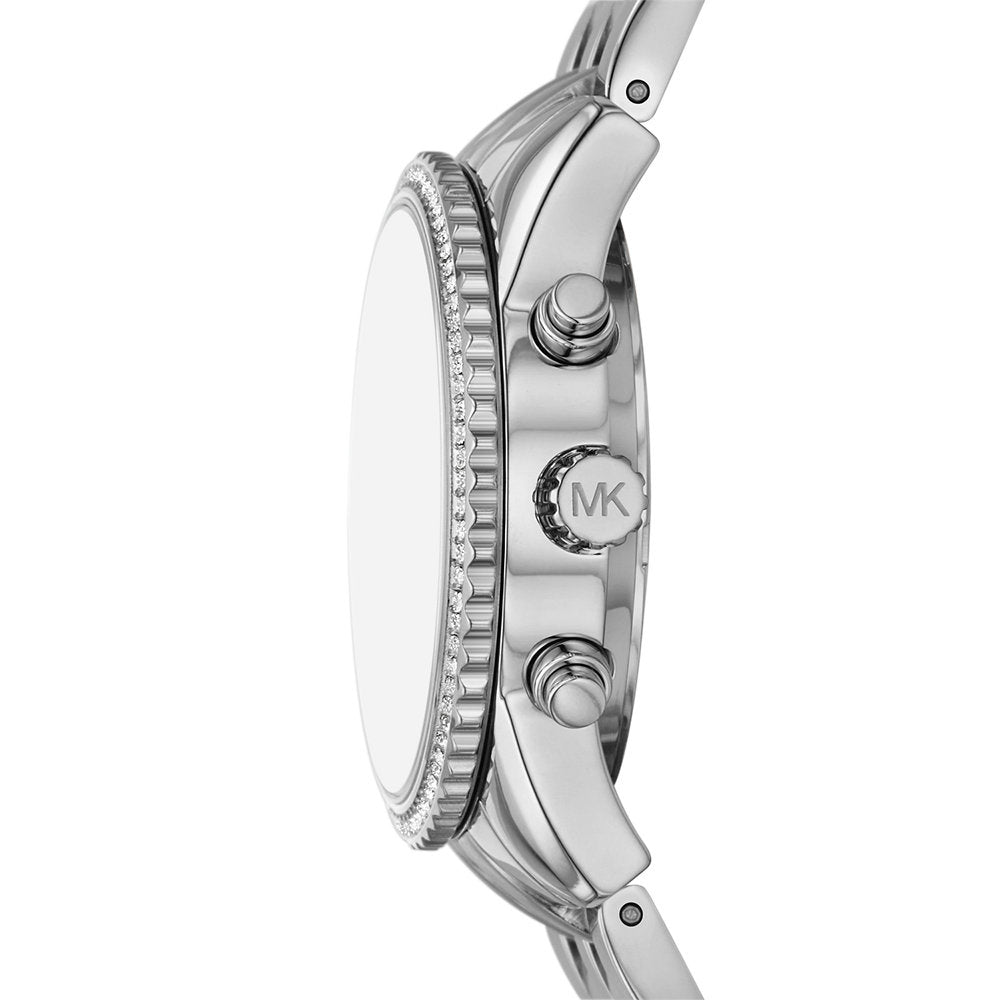 Michael Kors Mini Bryant MK7539 Chronograph Quartz Silver-Tone Stainless Steel Chain Ladies Watch