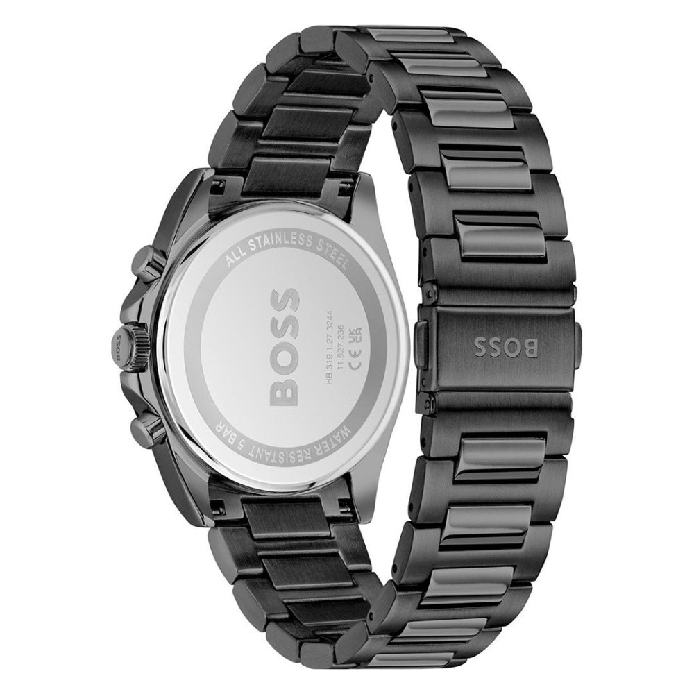 Hugo Boss Strike Chrono HB1514242 Tiffany Blue Dial Quartz Stainless Steel Chain Men’s Watch