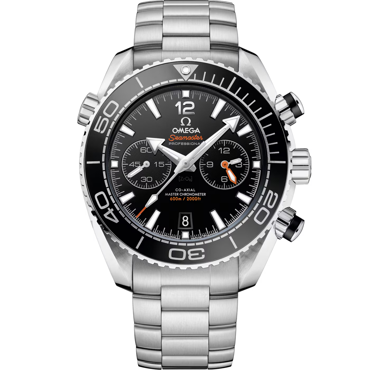 Omega Seamaster Professional Planet Ocean Quartz Chronograph Stainless Steel  Men's Watch