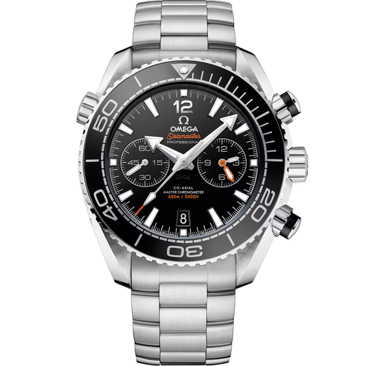 Omega Seamaster Professional Planet Ocean Quartz Chronograph Stainless Steel  Men's Watch