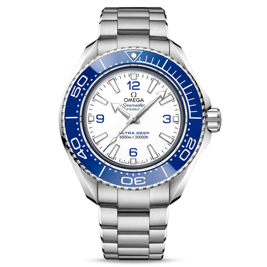 Omega Seamaster Planet Ocean Ultra Deep 6000M Automatic White Dial Stainless Men's Watch