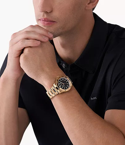 Michael Kors Everest MK9140 Quartz Black Dial Stainless Steel Chain Men’s Watch