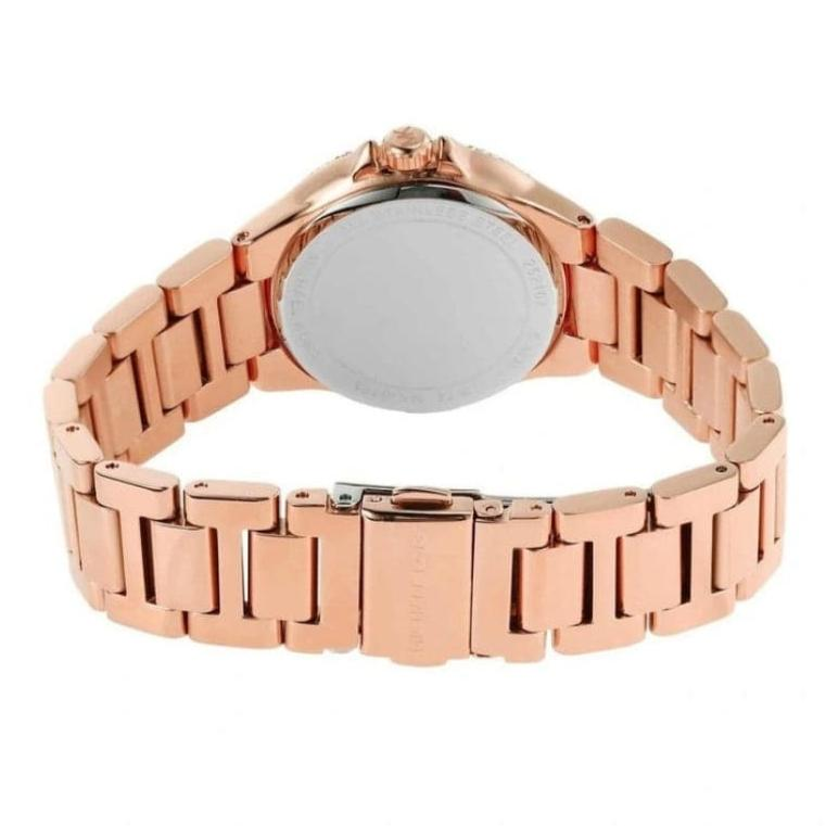 Michael Kors Camille MK6983 Quartz Chronograph Gunmetal Dial Stainless Steel Chain Ladies Watch