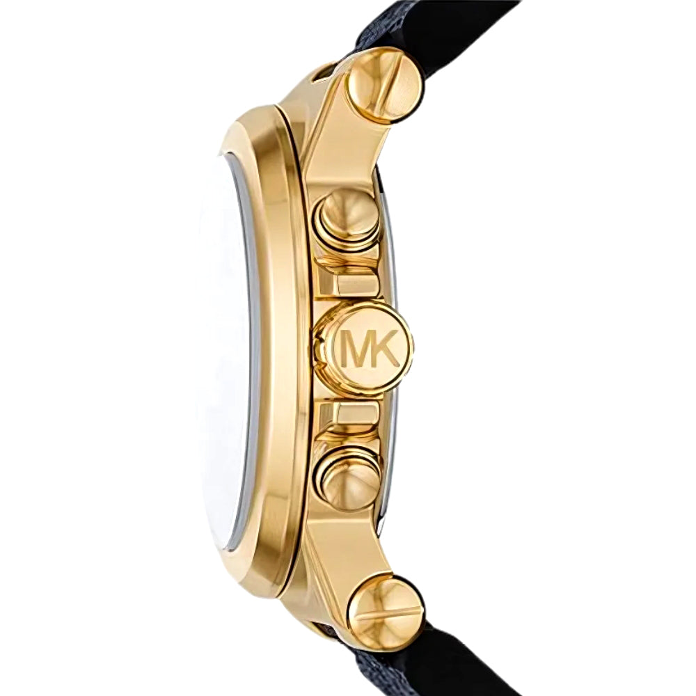 Michael Kors DYLAN MK8936 Chronograph Quartz Blue Dial Silicon Strap Men’s Watch