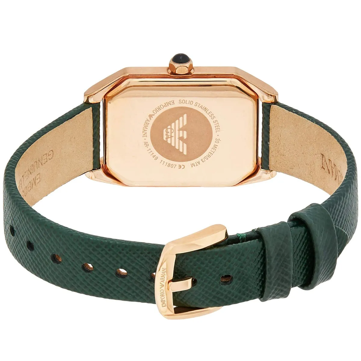 Emporio Armani Gioia AR11149 Quartz Mother Of Pearl Dial Genuine Leather Strap Ladies Watch