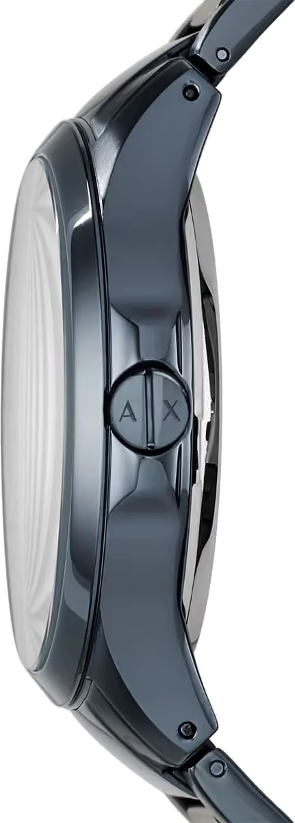 Armani Exchange Hampton AX2401 Quartz Charcoal Dial Stainless Steel Chain Men’s Watch