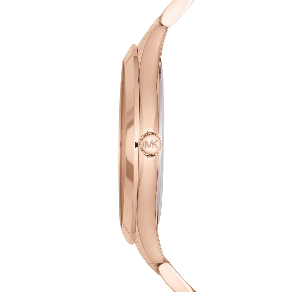 Michael Kors Slim Runway MK3181 Brown Dial Quartz Rose Gold Tone Stainless Steel Women’s Watch