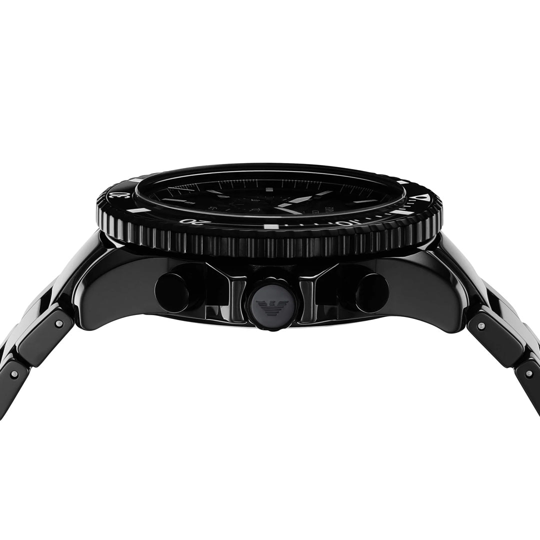 Emporio Armani Diver AR70010 Chronograph Quartz Stainless Steel Chain Men’s Watch