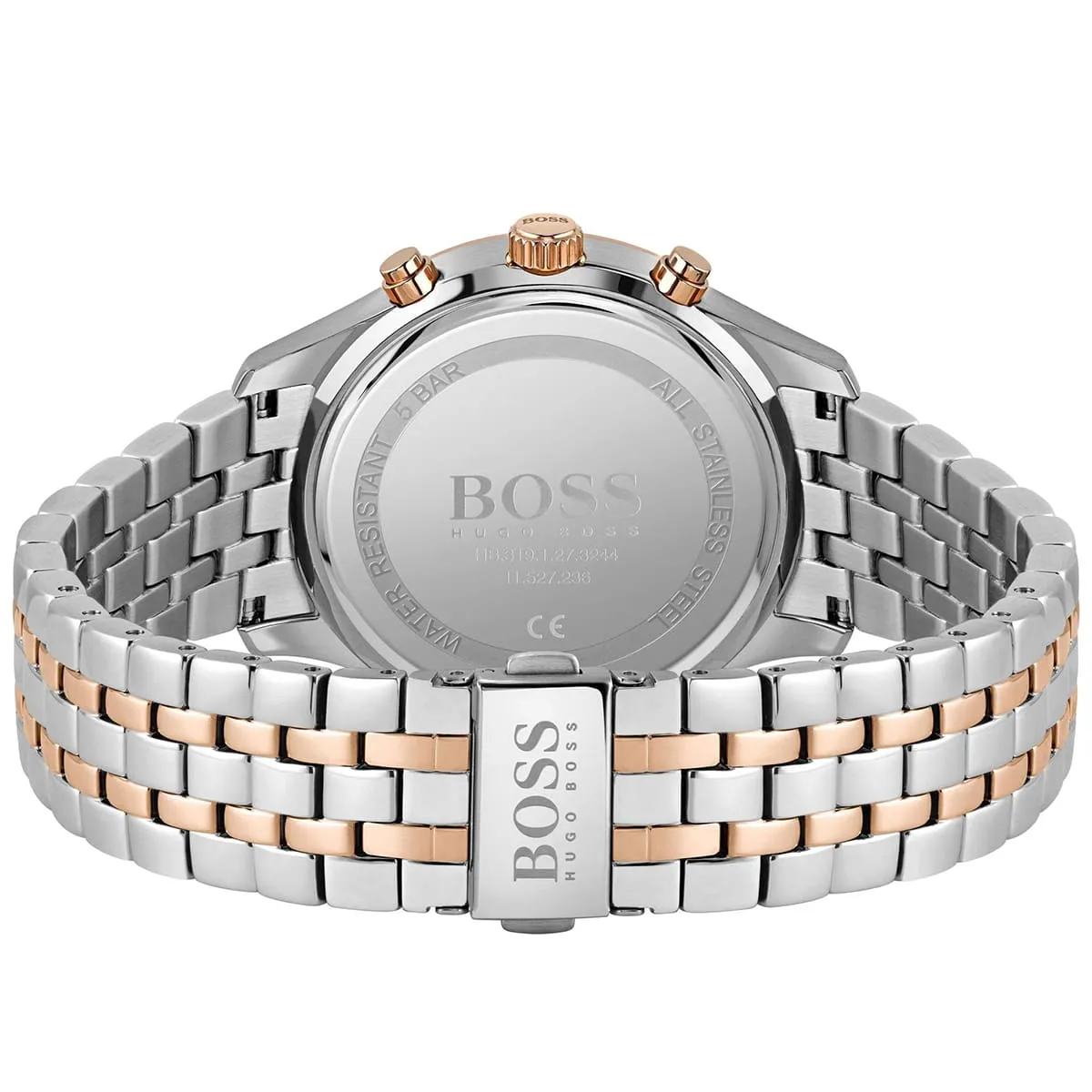 Hugo Boss Associate HB1513840 Chronograph Black Dial Quartz Stainless Steel Chain Men’s Watch
