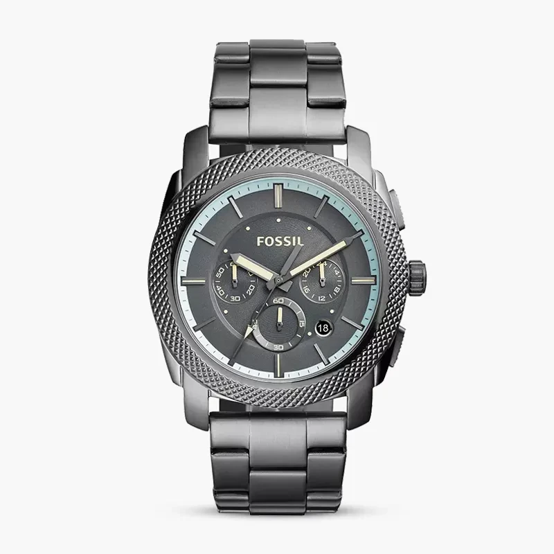 Fossil FS5172 Chronograph Quartz Grey Dial Stainless Steel Chain Men’s Watch