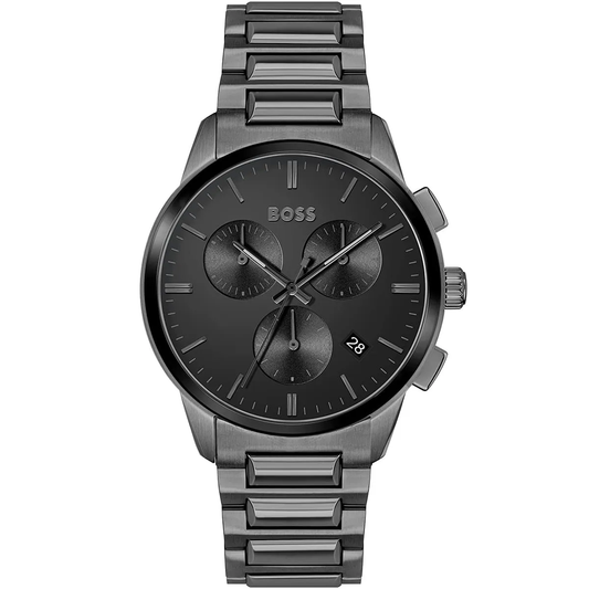Hugo Boss Dapper HB1513929 Chronograph Quartz Stainless Steel Chain Men’s Watch