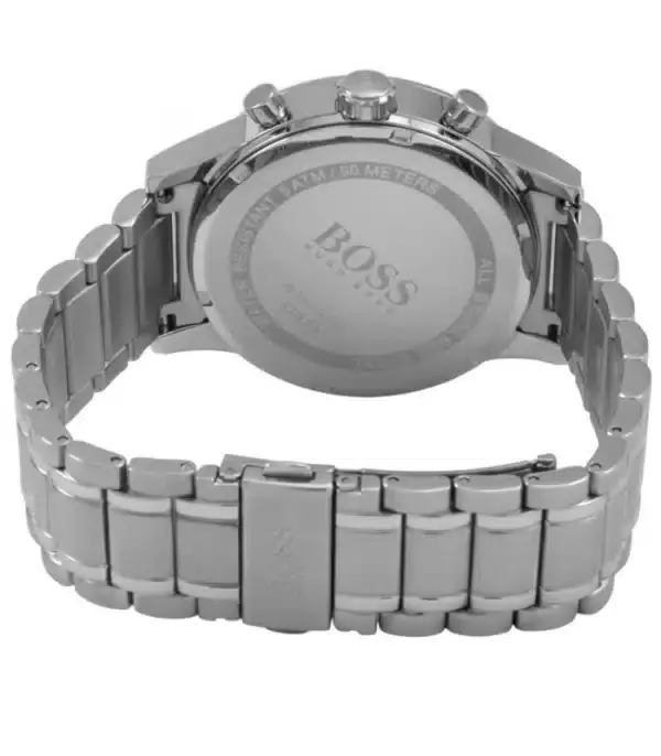 Hugo Boss Aero-liner HB1513183 Chronograph Quartz Blue Dial Stainless Steel Chain Men’s Watch