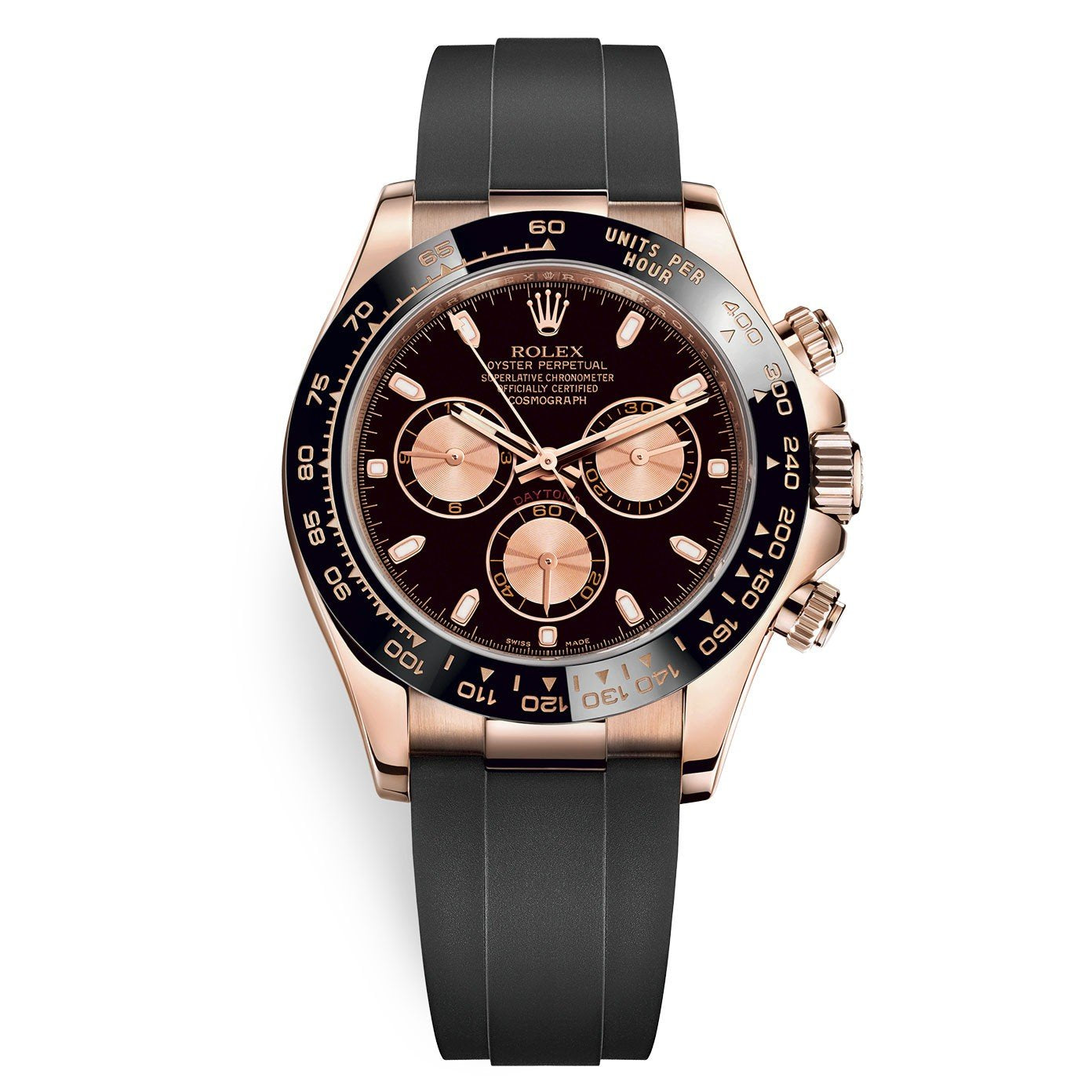 Rolex Cosmograph Daytona ( Ref: 116515LN ) 40mm OysterFlex 1:1 Swiss Grade Men’s Watch