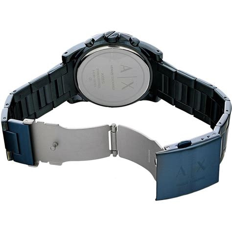 Armani Exchange Outerbanks AX2512 Chronograph Quartz Blue Dial Stainless Steel Men’s Watch
