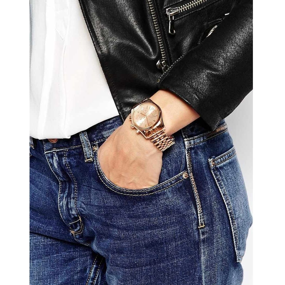 Michael Kors Lexington MK5569 Chronograph Quartz Stainless Steel Chain Ladies Watch