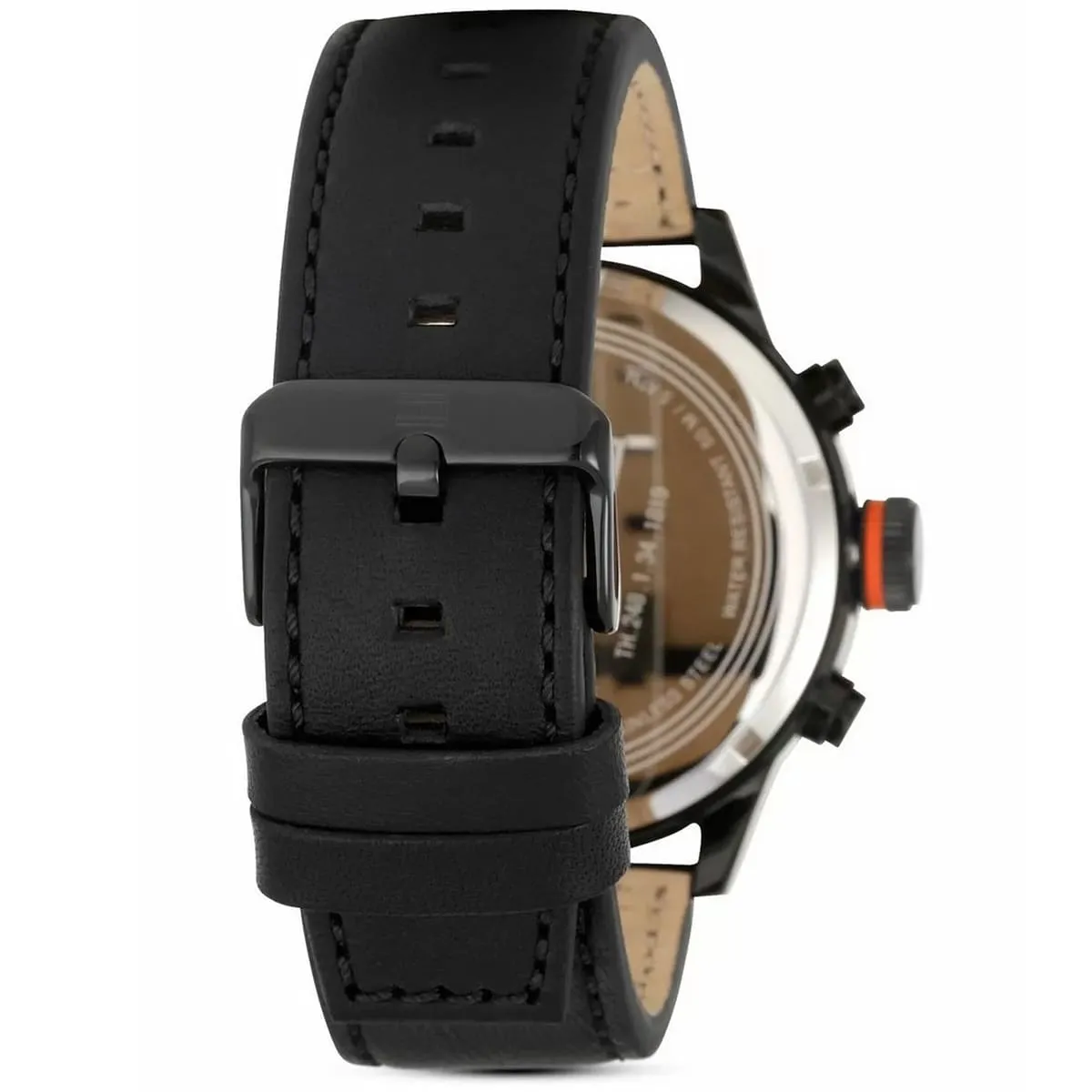 Tommy Hilfiger Trent 1791136 Multi-Function Chronograph Quartz Genuine Leather Strap Men’s Watch
