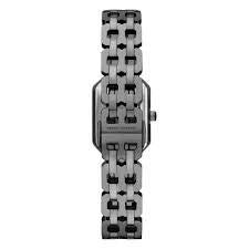 Armani Exchange A|X Faye AX5812 Gunmetal Quartz Blue Dial Stainless Steel Chain Ladies Watch
