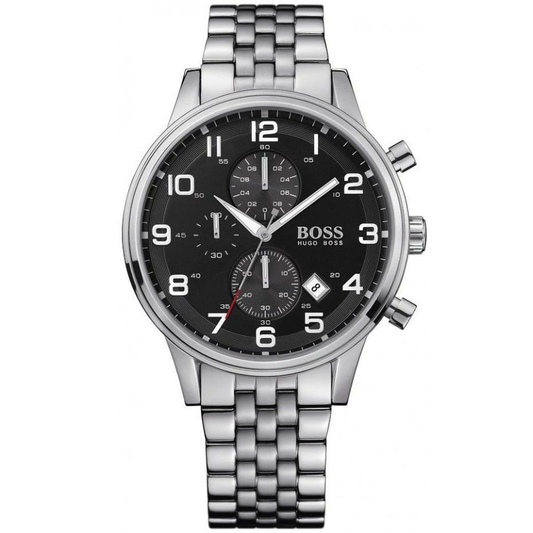 Hugo Boss Aero-liner HB1512446 Chronograph Quartz Stainless Steel Chain Men’s Watch