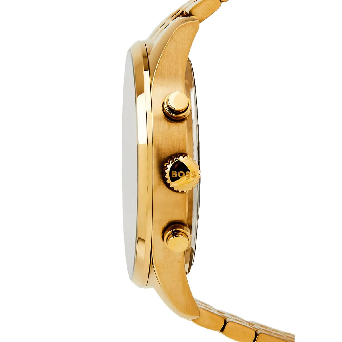 Hugo Boss Associate HB1513841 Chronograph Quartz Gold-Tone Stainless Steel Chain Men’s Watch