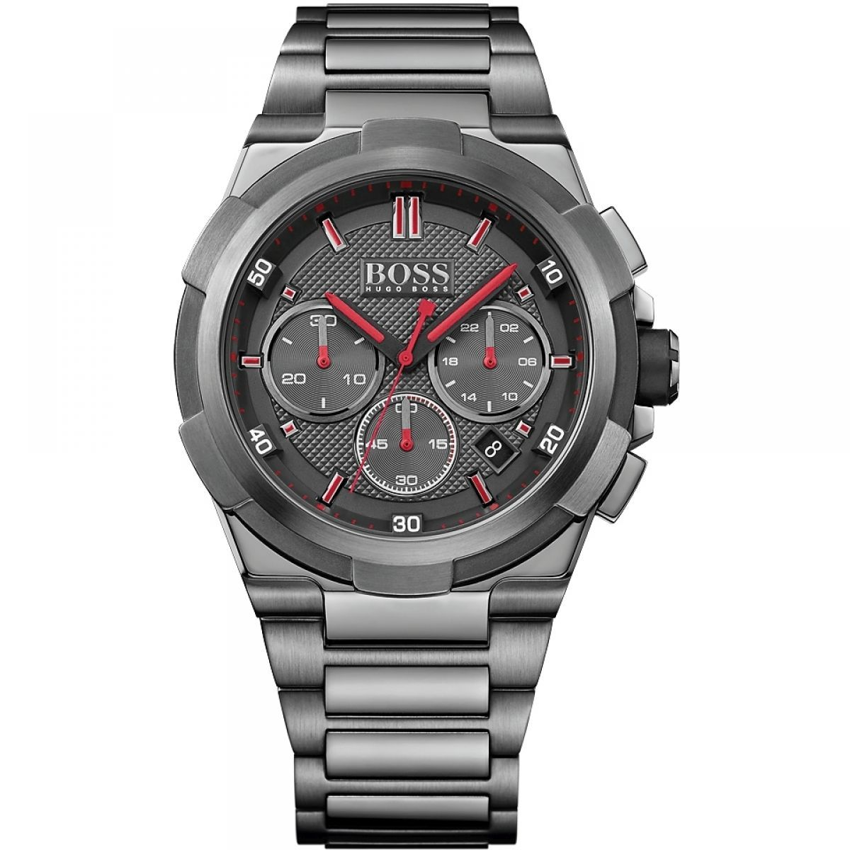 Hugo Boss Supernova HB1513361 Chronograph Grey Dial Quartz Stainless Steel Chain Men’s Watch
