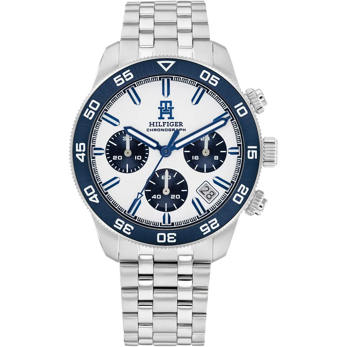 Tommy Hilfiger TH85 Panda 1792157 Chronograph Quartz Stainless Steel Chain Men’s Watch