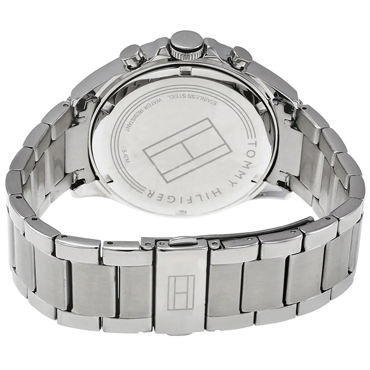 Tommy Hilfiger Hudson 1791229 Chronograph Quartz Brown Dial Stainless Steel Chain Men’s Watch
