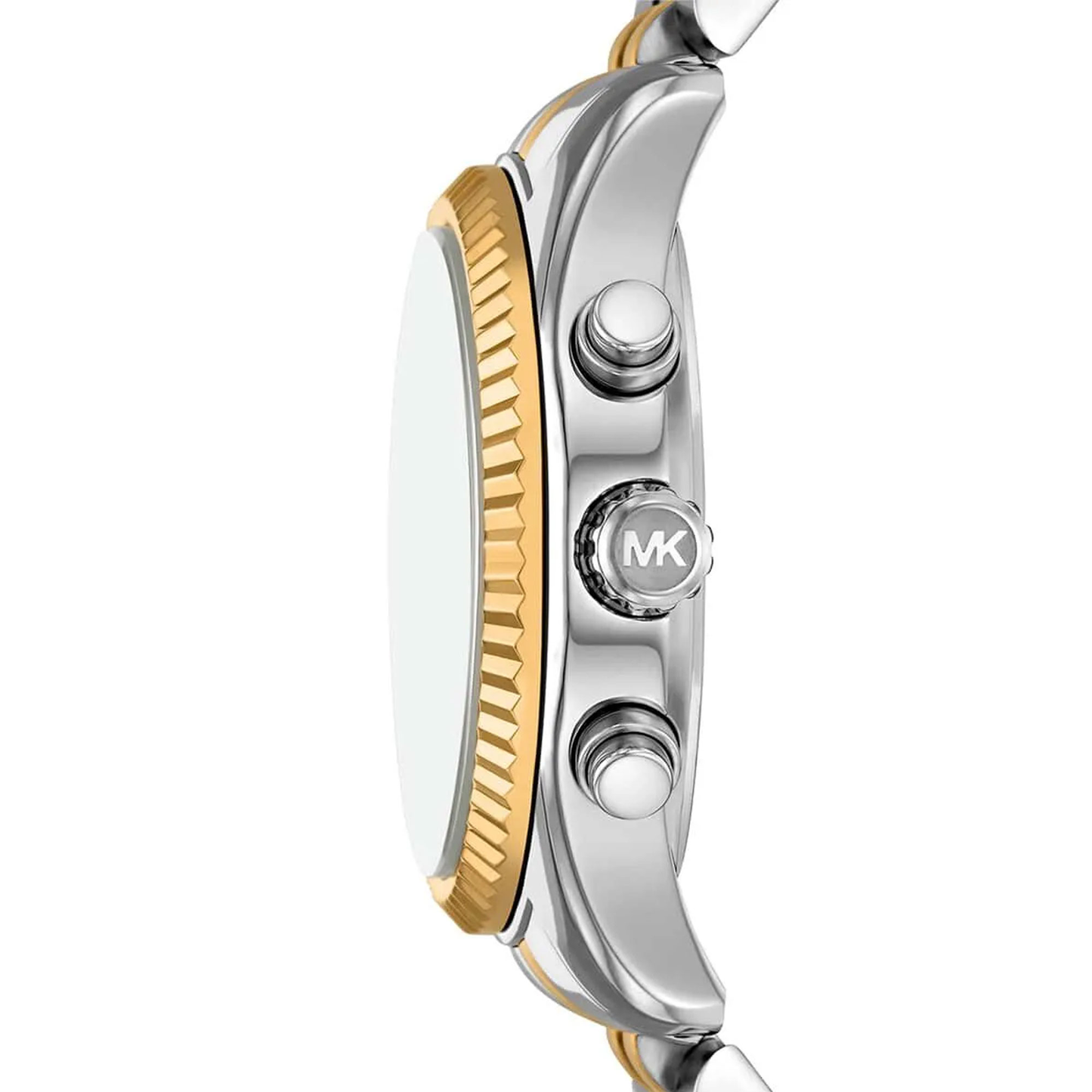 Michael Kors Lexington MK4984 Chronograph Quartz Green Dial Stainless Steel Chain Ladies Watch