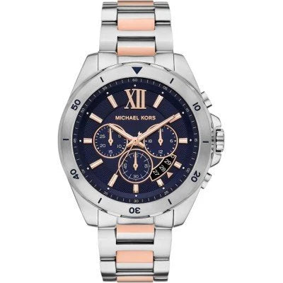 Michael Kors Brecken MK9065 Chronograph Quartz Blue Dial Stainless Steel Men’s Watch