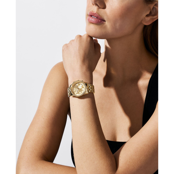 Michael Kors Mini Bryant MK7530 Chronograph Quartz Gold-Tone Stainless Steel Chain Ladies Watch