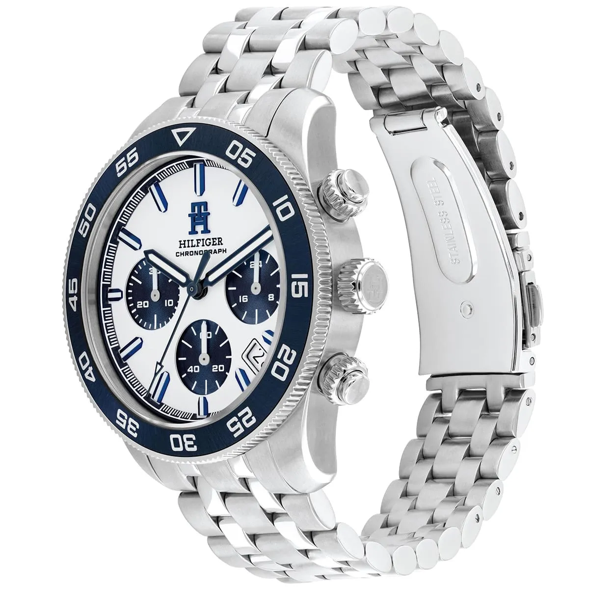 Tommy Hilfiger TH85 Panda 1792157 Chronograph Quartz Stainless Steel Chain Men’s Watch