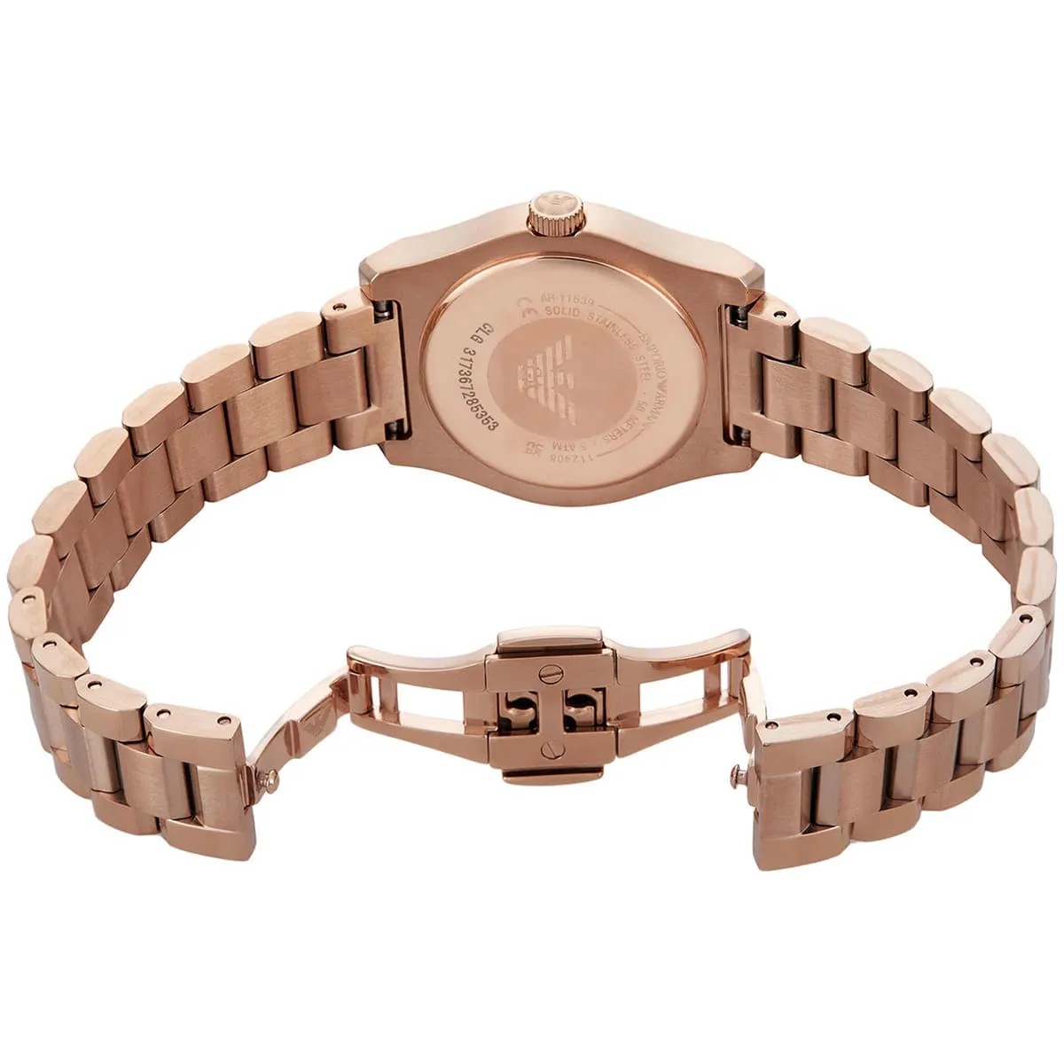 Emporio Armani Federico AR11639 Quartz Green Dial Stainless Steel Chain Lady’s Watch