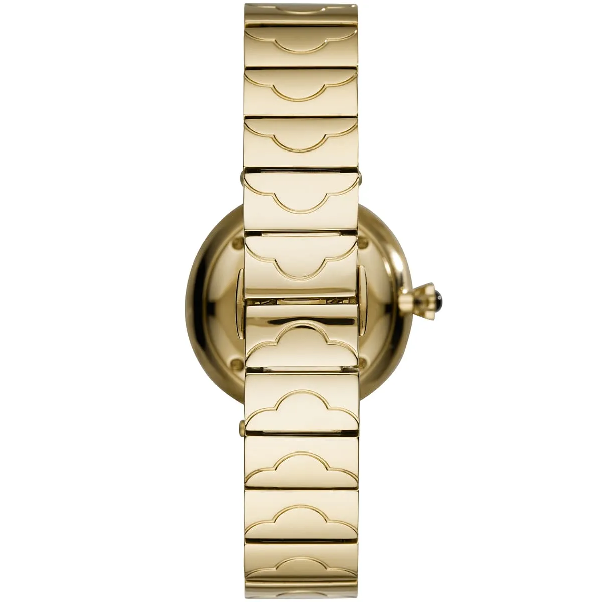 Emporio Armani Arianna AR11198 Quartz Mother Of Pearl Dial Gold-Tone Stainless Steel Chain Lady’s Watch