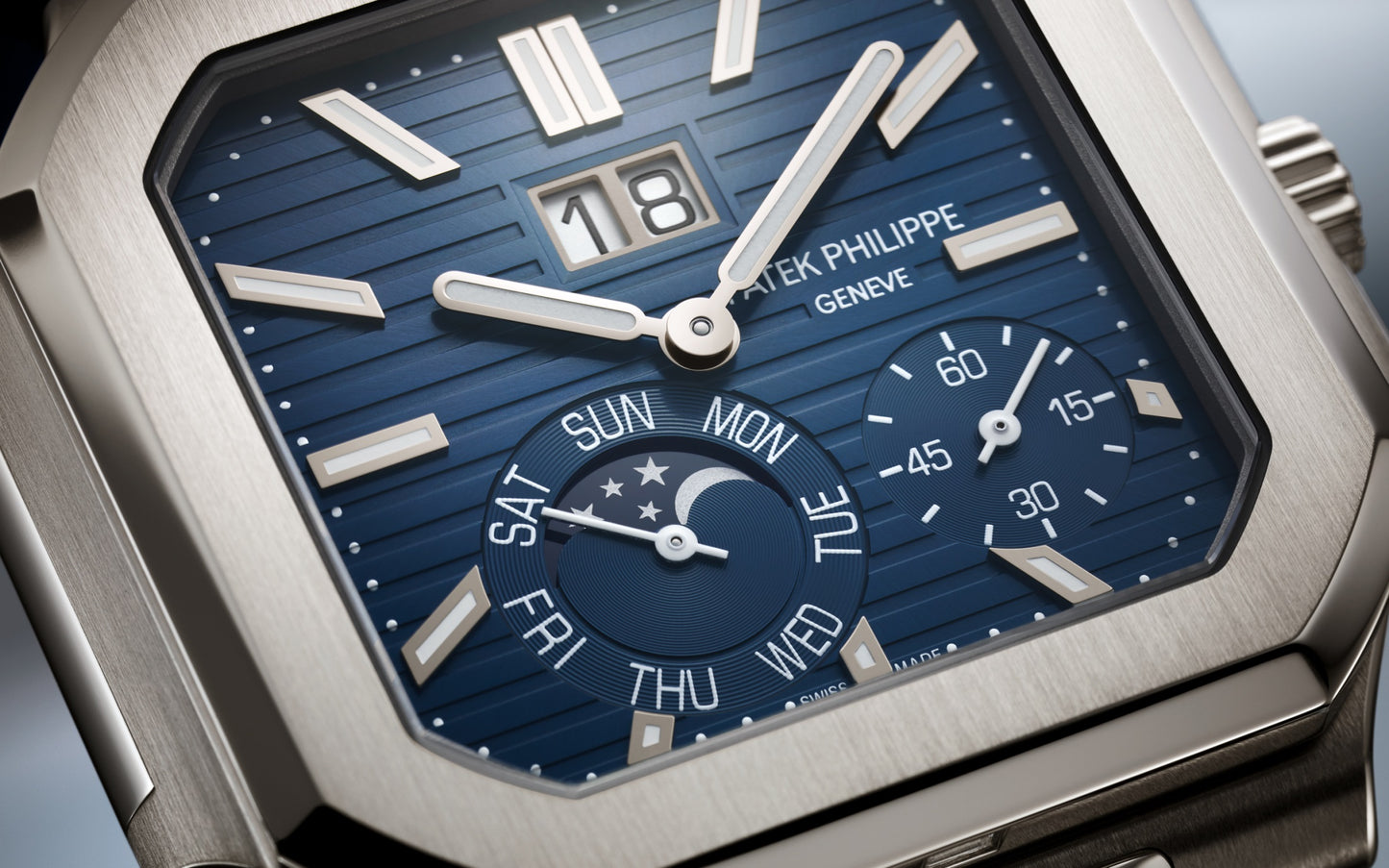 Patek Philippe Cubitus (Ref: 5822P-001) Instantaneous Grand Date, Day And Moon-Phases 45mm Swiss 1:1 Mirror Grade Men’s Watch
