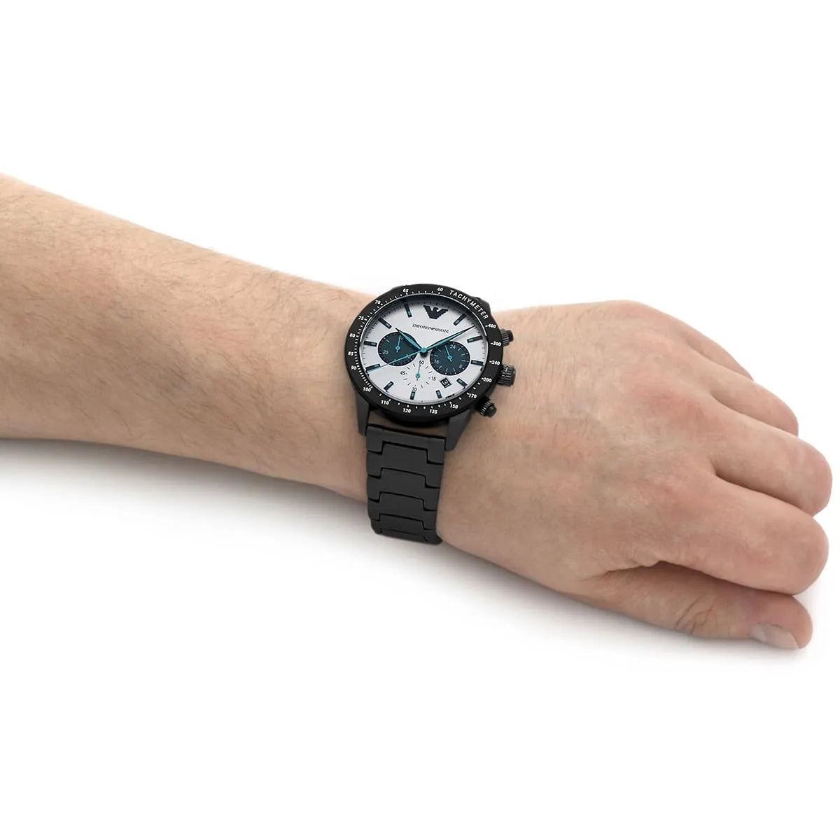 Emporio Armani Mario AR11471 Chronograph Quartz Stainless Steel Chain Men’s Watch